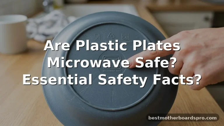 are plastic plates microwave safe