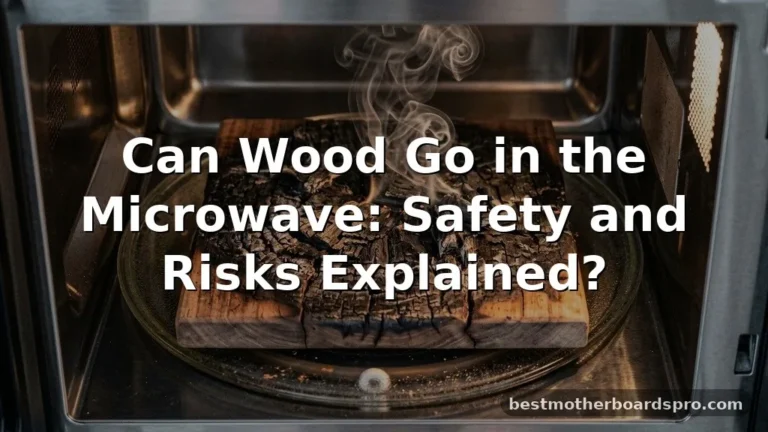 can wood go in the microwave