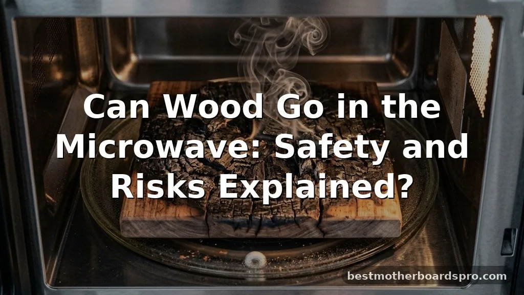 can wood go in the microwave