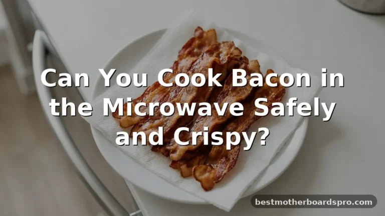 can you cook bacon in the microwave