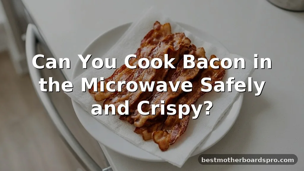 can you cook bacon in the microwave