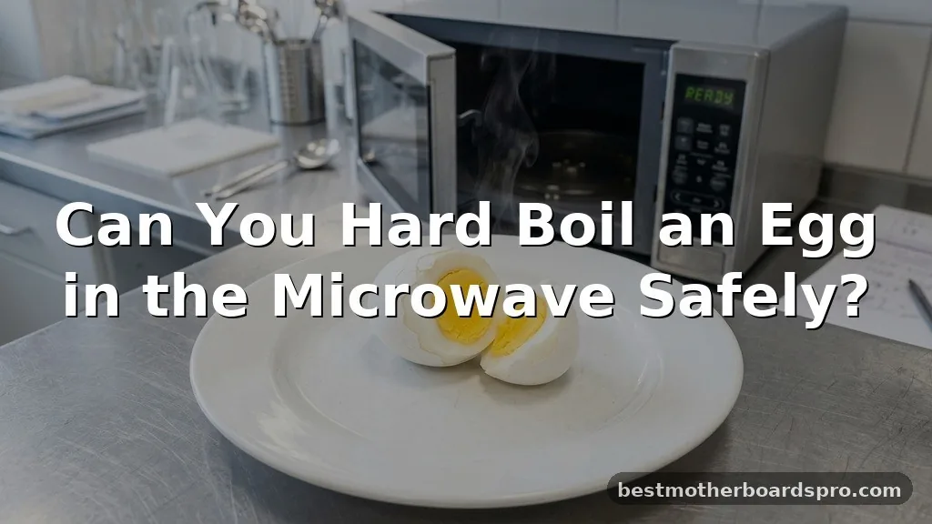 can you hard boil an egg in the microwave