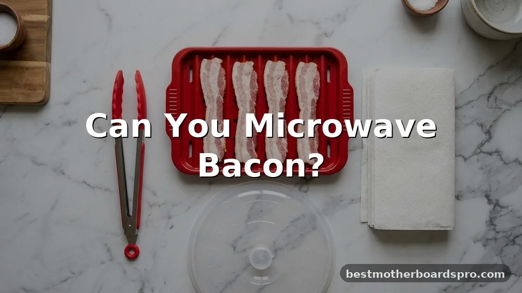 can you microwave bacon