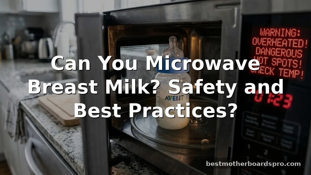 can you microwave breast milk