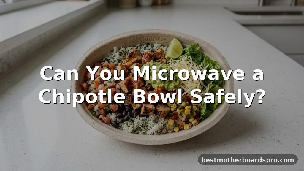 can you microwave chipotle bowl