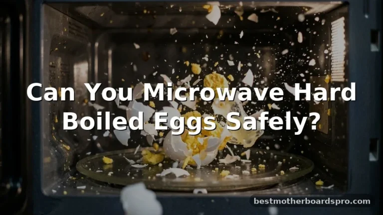 can you microwave hard boiled eggs
