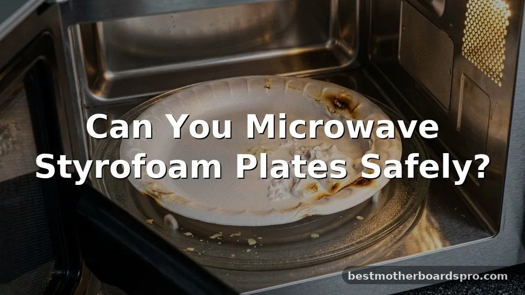 can you microwave styrofoam plates
