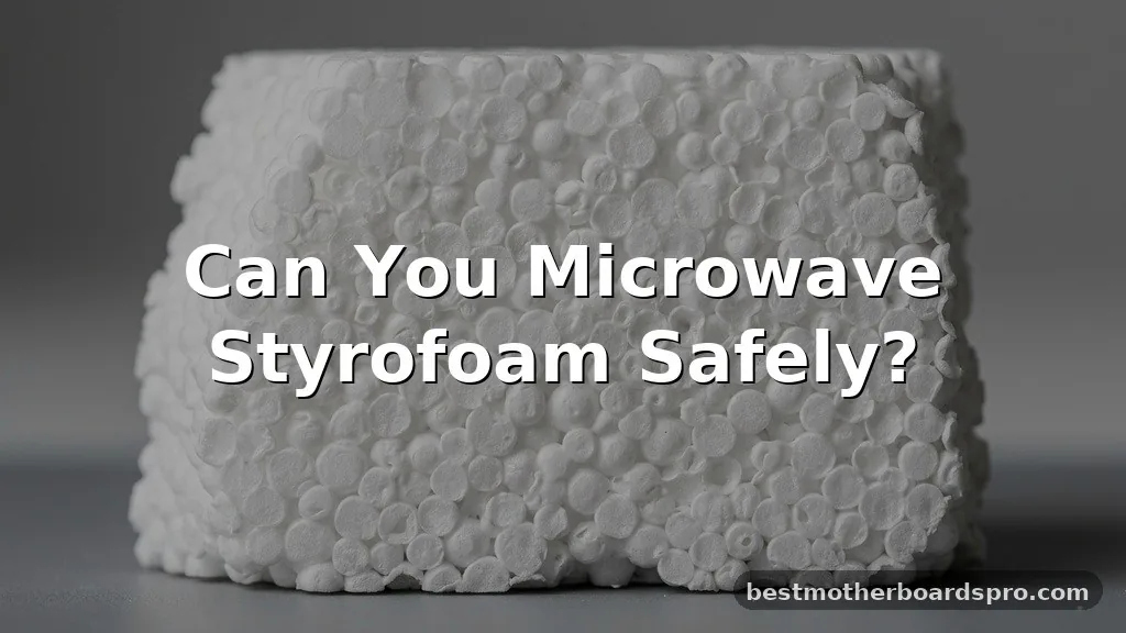 can you microwave styrofoam