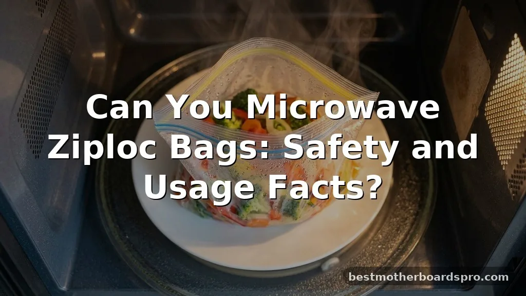 can you microwave ziploc bags