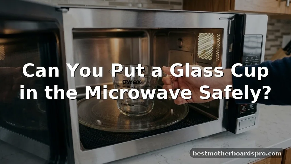 can you put a glass cup in the microwave