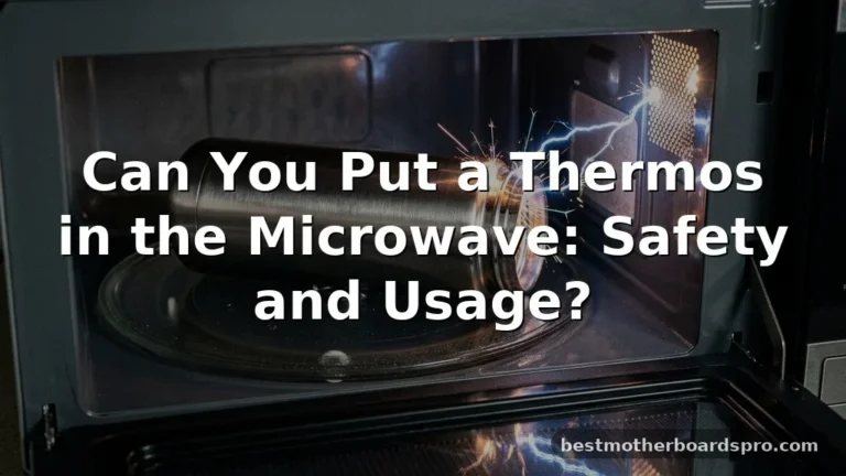can you put a thermos in the microwave