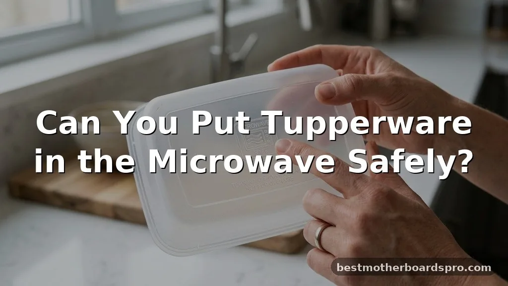 can you put tupperware in the microwave