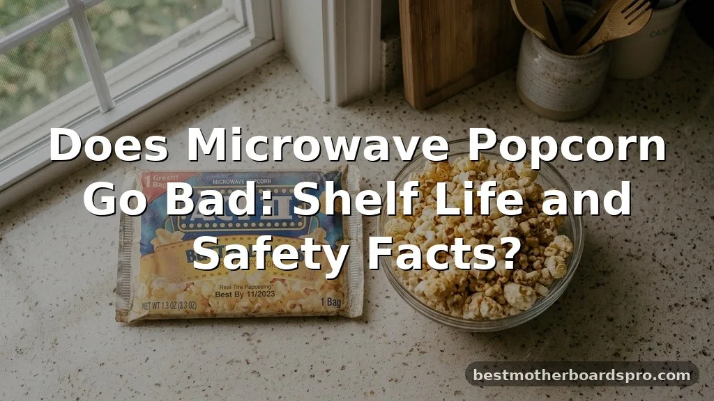 does microwave popcorn go bad