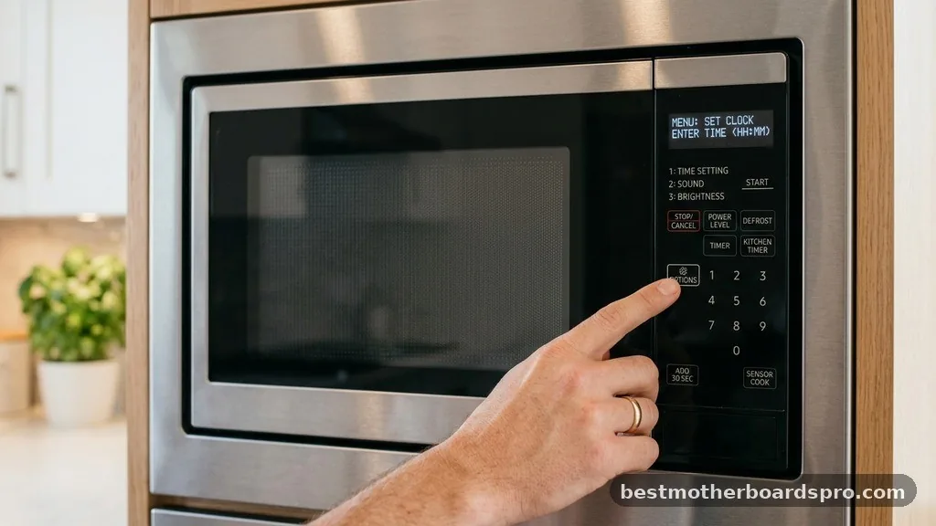 Handling Models Without a Dedicated Clock Button - how to set clock on samsung microwave