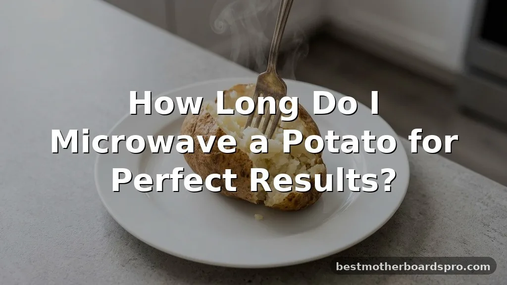 how long do i microwave a potato