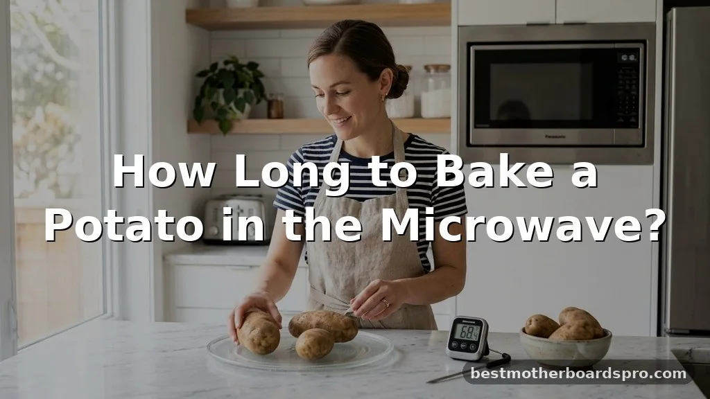 how long to bake a potato in the microwave