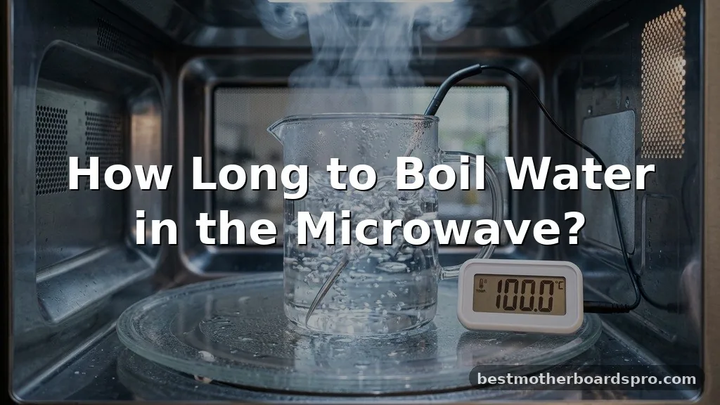 how long to boil water in microwave