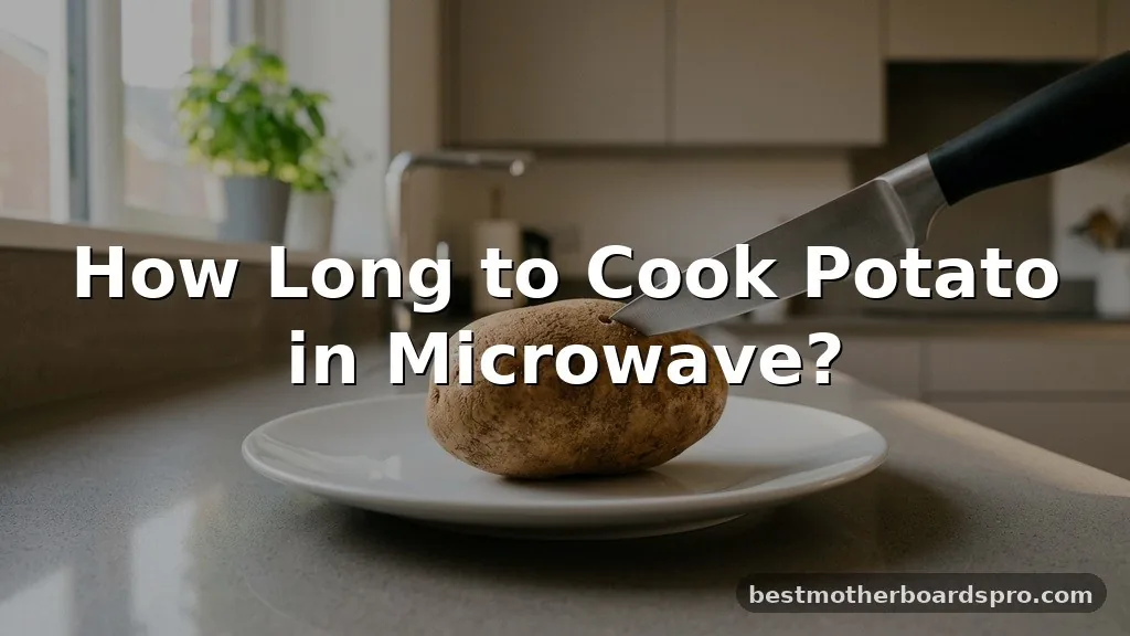 how long to cook potato in microwave