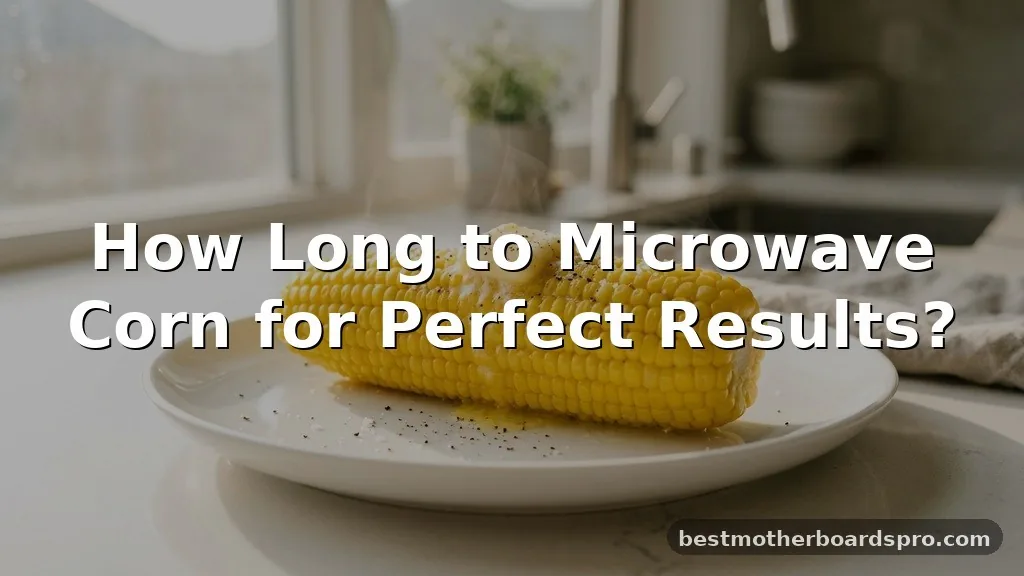 how long to microwave corn