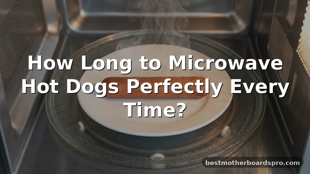 how long to microwave hot dog