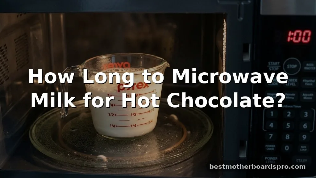 how long to microwave milk for hot chocolate