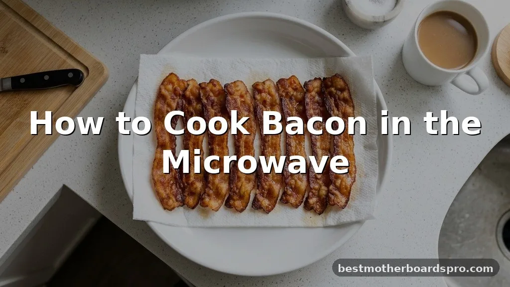 how to cook bacon in the microwave