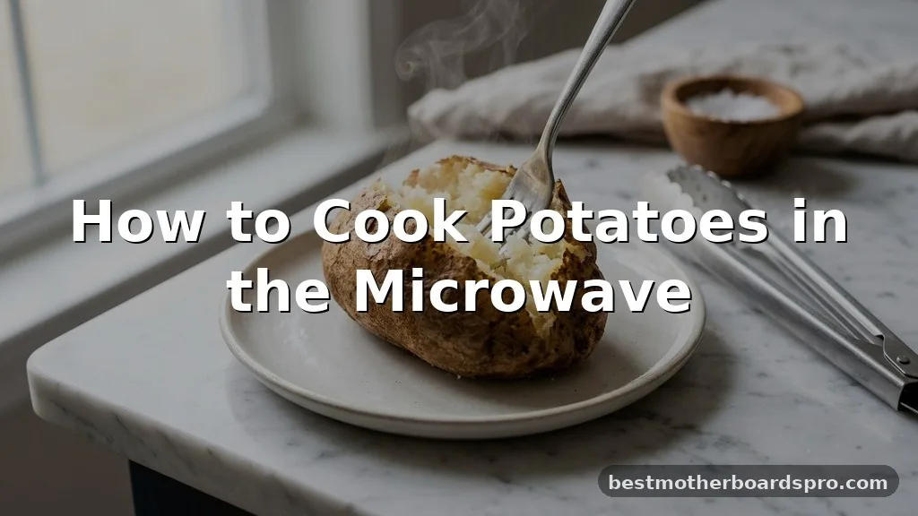 how to cook potatoes in the microwave