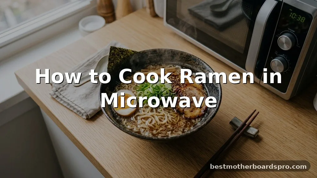 how to cook ramen in microwave