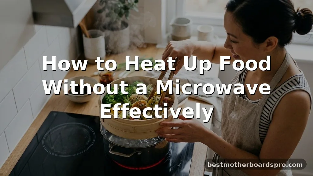 how to heat up food without microwave