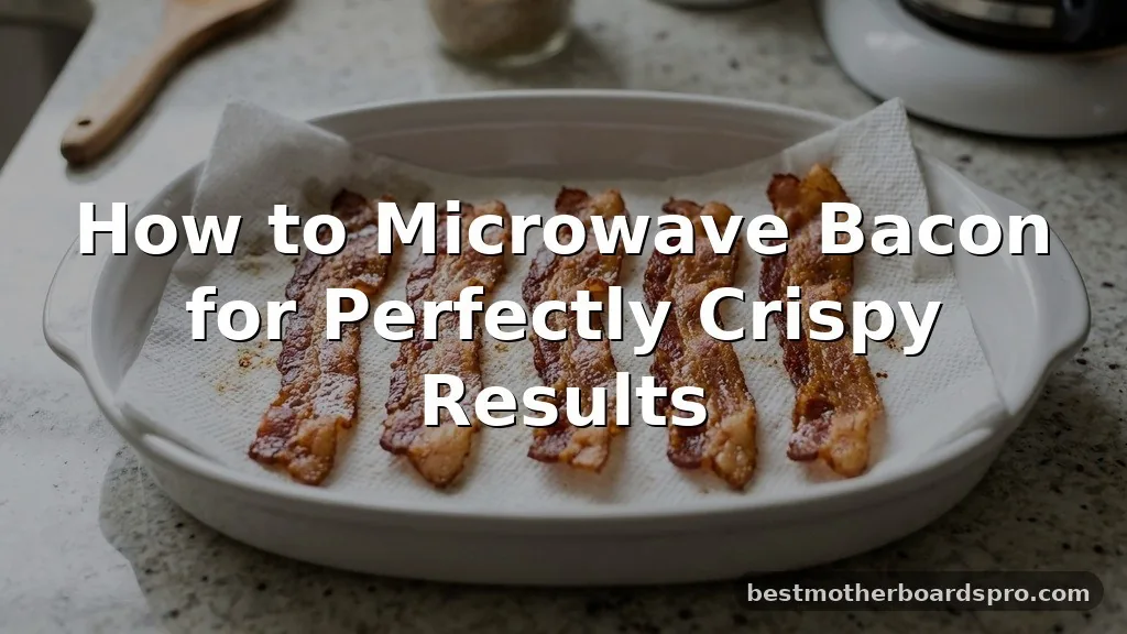 how to microwave bacon