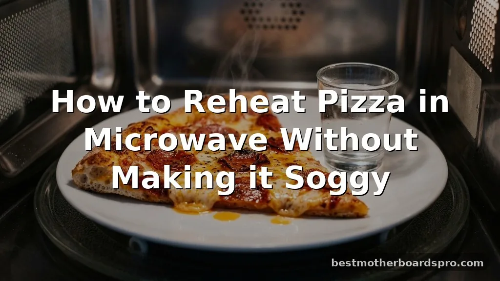 how to reheat pizza in microwave