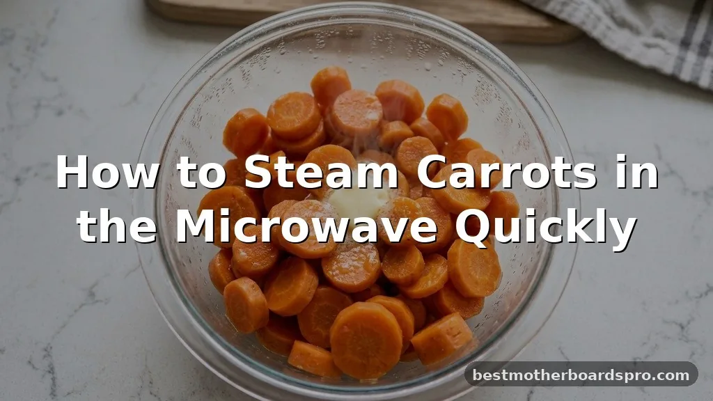 how to steam carrots in microwave