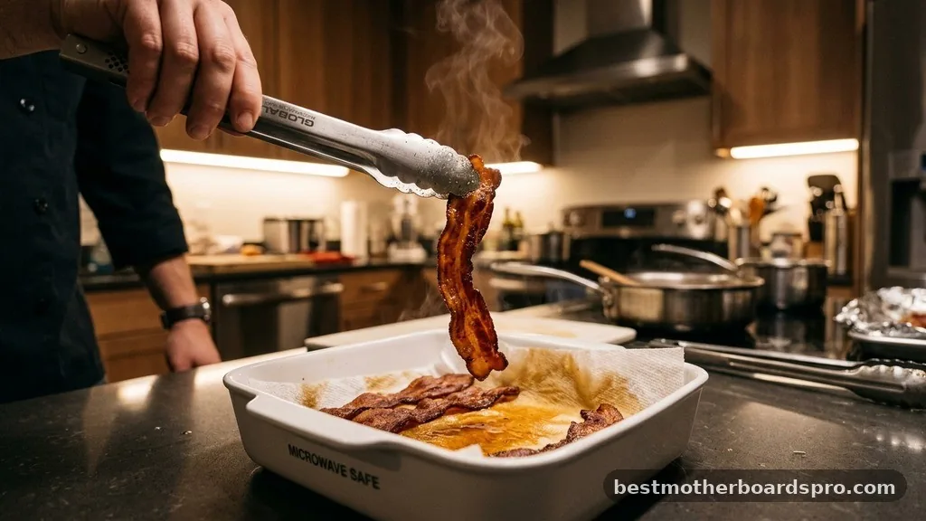 Managing Grease and Safety - can you cook bacon in the microwave
