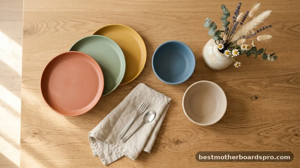 Modern Alternatives: Wheat Straw and Reusable Sets - are plastic plates microwave safe