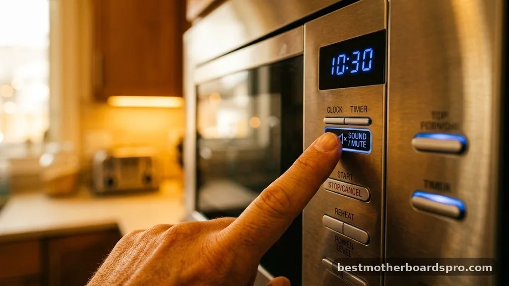 Navigating Your Appliance Settings - how to silence a microwave