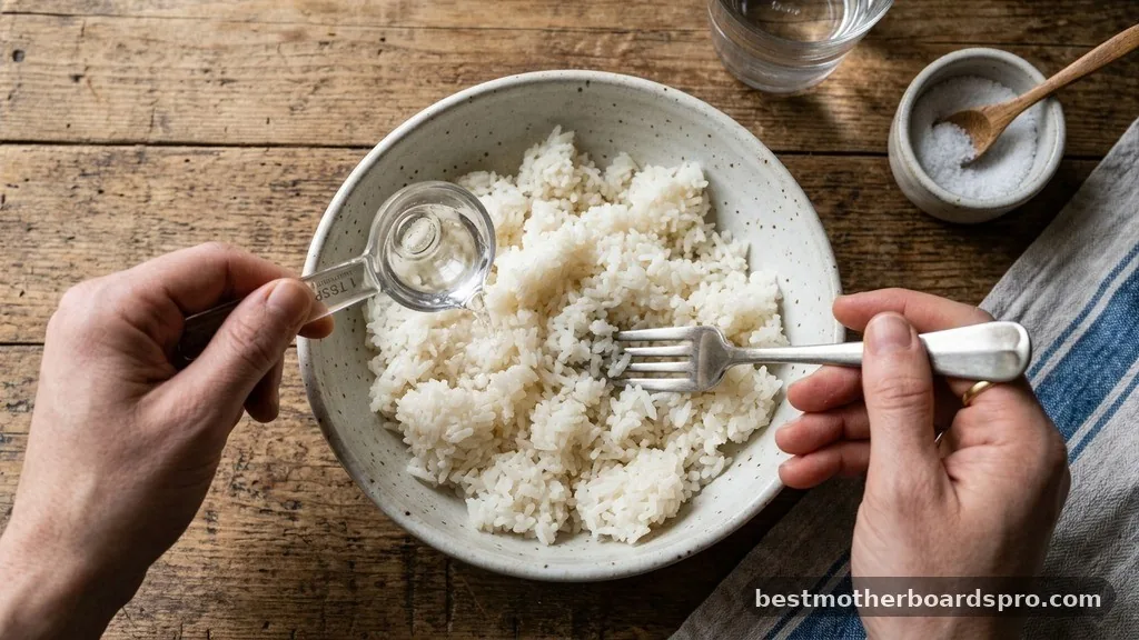 Preparation and Moisture Addition - how to reheat rice in microwave
