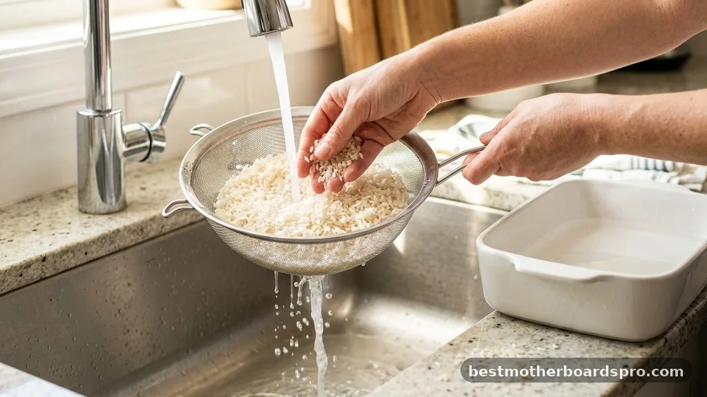 Step-by-Step Cooking Process - can you make rice in the microwave
