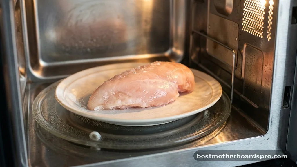 The Mechanics of Microwave Defrosting - how long to defrost chicken in microwave