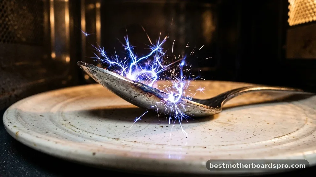 The Physics of Metal in Microwaves - can stainless steel go in the microwave