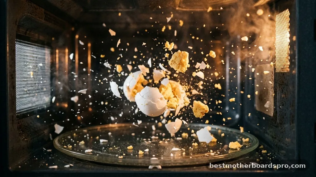 The Science of Microwave Explosions - can you microwave hard boiled eggs