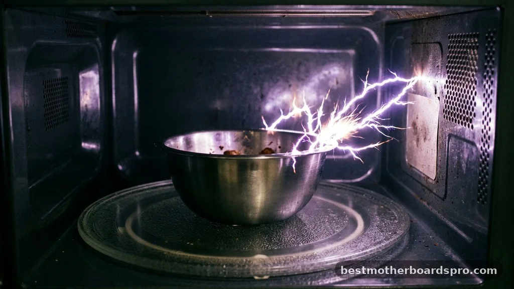 The Science of Microwaves and Metal - can you put a metal bowl in the microwave