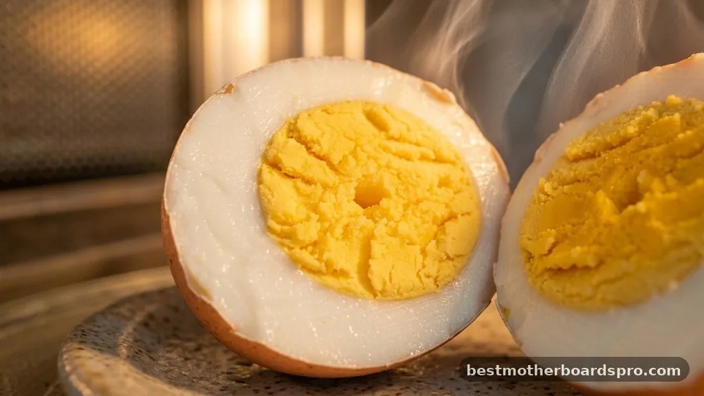The Science of Microwaving Eggs - can you hard boil an egg in the microwave