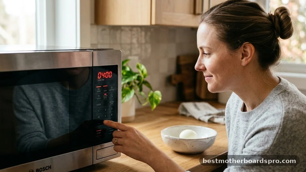 Timing and Power Settings - can you hard boil an egg in the microwave