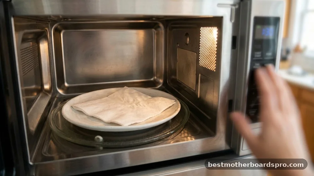 Understanding Microwave Safety with Paper Products - can you put a napkin in the microwave