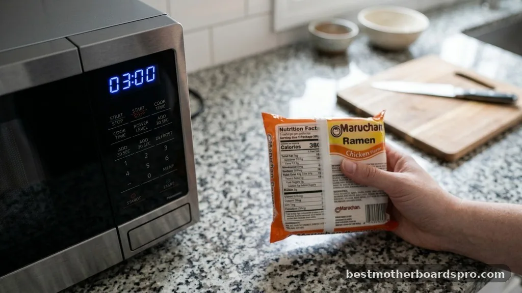 Understanding Microwave Wattage and Cooking Times - how long to cook ramen in microwave