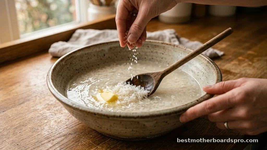 Adding Liquid and Seasoning - how do you cook rice in the microwave