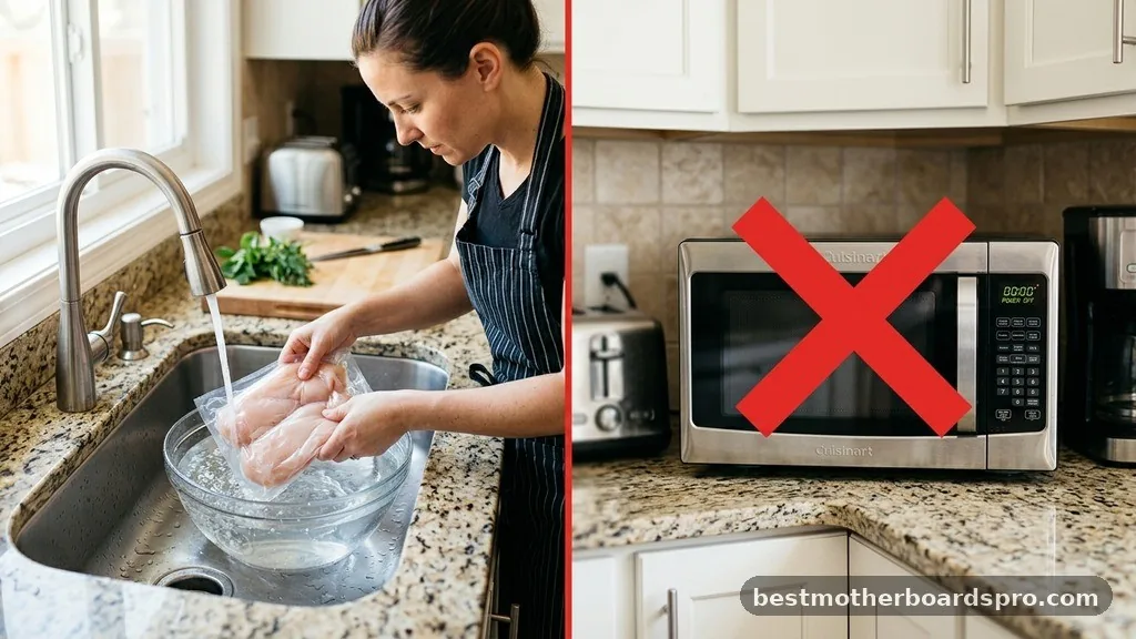 Addressing Common Misconceptions - is it safe to defrost chicken in the microwave