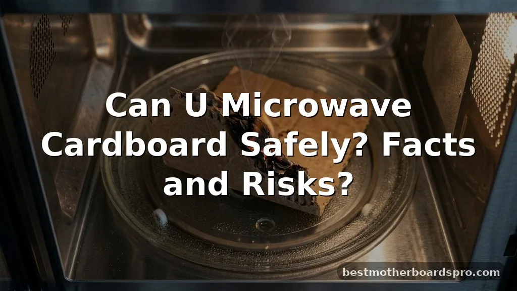 can u microwave cardboard
