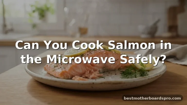 can you cook salmon in the microwave