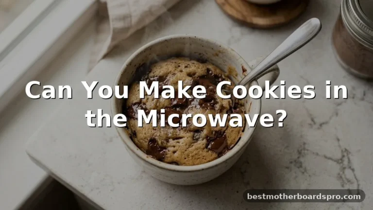 can you make cookies in the microwave